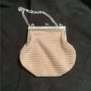 Vintage Ivory beaded purse  1950’s. Women’s